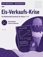 Vorschau - Stundenentwürfe - Breakout Mathe: Lineare Funktionen – Escape Room (Klasse 7/8) - Deckblatt