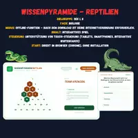 Vorschau - Spiele - Wissenpyramide: Reptilien - Deckblatt
