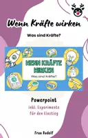 Vorschau - Stundenentwürfe - PPT & Stundenentwurf: Was sind Kräfte inkl Lösungen - Wenn Kräfte wirken Teil 1 - Physik - Deckblatt