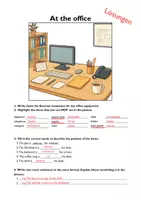 Vorschau - Arbeitsblätter - At the Office - Worksheets (prepositions of place) - Seite 2