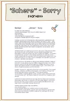 Vorschau - Anderer Materialtyp - Störtext zum Reinrufen des Jugendwort "Schere" - Sorry - Deckblatt