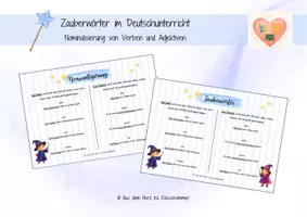 Vorschau - Poster - Nominalisierung_Zauberwörter-Merkblatt - Deckblatt