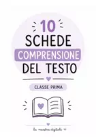 anteprima - Esercizi - 10 COMPRENSIONE DEL TESTO- classe prima - Pagina di copertina