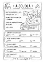 anteprima - Esercizi - 10 COMPRENSIONE DEL TESTO- classe prima - Pagina 1