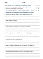 Vorschau - Arbeitsblätter - Leseverstehen B2 Beruf - Arbeitsvertrag - DaF DaZ - Seite 2