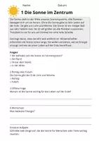 Vorschau - Stundenentwürfe - Lesetraining Planeten | Leseverständnis Klasse 3 - Seite 3