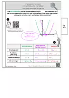 Vorschau - Stundenentwürfe - Die Scheitelpunktform von quadratischen Funktionen - Seite 3