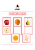Vista previa - Unidades / Secuencias / Situaciones de Aprendizaje - ¿CUÁL ES LA MITAD? - Portada