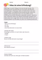 Vorschau - Stundenentwürfe - Lesetraining Erfindungen | Leseverständnis Klasse 3 - Seite 3