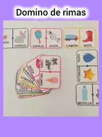 Vista previa - Hojas de trabajo - Domino de rimas - Portada