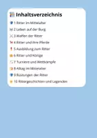 Vorschau - Stundenentwürfe - Lesetraining Ritter | Leseverständnis Klasse 3 - Seite 1