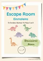 Vorschau - Arbeitsblätter - Escape Room Einmaleins - Mathematik Klasse 2 und 3 - Deckblatt