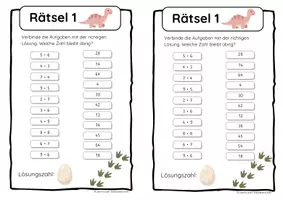 Vorschau - Arbeitsblätter - Escape Room Einmaleins - Mathematik Klasse 2 und 3 - Seite 2