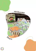 Voorbeeld - Minibundel ~ dino's 🦖 - Voorblad