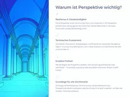 Vorschau - Präsentationen/Tafelbilder - Perspektivisches Zeichnen – 1-Punkt- & 2-Punkt-Perspektive | Kunstunterricht Präsentation - Seite 2