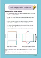 Vorschau - Spiele - Netze gerader Prismen – Aufgaben, Merksätze, Bingo und Exitticket - Seite 3