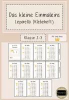 Vorschau - Fördermaterial/Inklusion - Das kleine Einmaleins - Leporello - Deckblatt