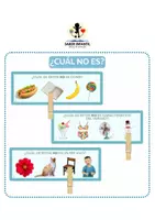 Vista previa - Unidades / Secuencias / Situaciones de Aprendizaje - ¿CUÁL NO ES? - Portada