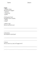 Vorschau - Stundenentwürfe - Sachtexte Klasse 3 – Papagei | Arbeitsblätter Deutsch - Seite 3