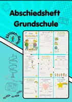Vorschau - Arbeitsblätter - Abschiedsheft Grundschule - Klasse 4 - Deckblatt