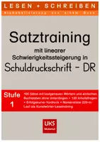Vorschau - Arbeitsblätter - LESEN+SCHREIBEN Satztraining Stufe 1 - lautgetreue Buchstaben - Deckblatt