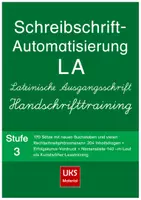 Vorschau - Arbeitsblätter - Handschrifttraining in LA - Stufe 3 - Deckblatt