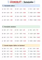 Vorschau - Arbeitsblätter - Dezimalzahlen Klasse 5 – Addieren & Subtrahieren - Seite 2