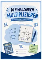 Vorschau - Arbeitsblätter - Dezimalzahlen Klasse 5 – Multiplizieren - Deckblatt