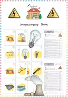 Vorschau - Arbeitsblätter - Energie & Strom: Lesespaziergang (Leseförderung & Sachwissen) - Sachunterricht / Deutsch - Kl. 2/3 - Deckblatt