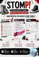 Vorschau - Arbeitsblätter - STOMP im Musikunterricht – Rhythmus, Body Percussion & kreative Gruppenarbeit | Klasse 4–7 - Deckblatt