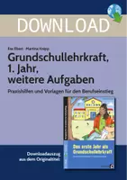 Vorschau - Lehrpläne/Lehrermaterial - Das erste Jahr als Grundschullehrkraft, weitere Aufgaben - Deckblatt