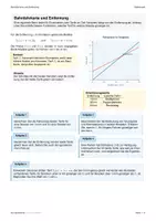 Vorschau - Arbeitsblätter - Analysis Anwendung (lin.Fkt.): Bahnfahrkarte und Entfernung - Deckblatt