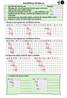 Vorschau - Arbeitsblätter - Schriftliche Division - mittel - Seite 1