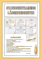 Vorschau - Stationenlernen - Längeneinheiten Stationentraining (km, m, dm, cm, mm) - Seite 1