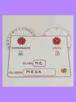 Vista previa - Hojas de trabajo - Silabario rodante - página 1