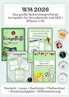 Vorschau - Arbeitsblätter - WM 2026 - Das große fächerübergreifende Lernpaket für Grundschule und SEK I (Klasse 1–6) - Deckblatt