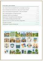 Vorschau - Arbeitsblätter - Mitbestimmung in der Gemeinde - vierfach differenziert - Seite 1