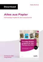 Vorschau - Arbeitsblätter - Alles aus Papier - Basteln Grundschule - Deckblatt