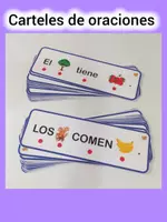 Vista previa - Juegos / Gamificación - Carteles de lectura de oraciones - Portada
