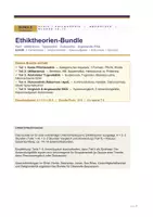 Vorschau - Arbeitsblätter - Ethiktheorien-Zusammenfassung Oberstufe | Kant, Utilitarismus, Tugendethik, Diskursethik | Klasse 10–12 | Systemvergleich, Anwendungsfälle, Klausuraufgaben Abitur - Seite 1