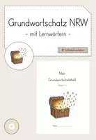 Vorschau - Unterrichtsreihen - Grundwortschatzheft mit Lernwörtern - Deckblatt