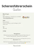 Vorschau - Arbeitsblätter - Scherenführerschein - Übungsheft - Seite 1