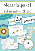 Vorschau - Stationenlernen - Zehnerzahlen Materialpaket mit Stationen - Deckblatt