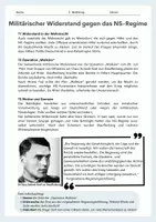 Vorschau - Arbeitsblätter - Militärischer Widerstand gegen das NS-Regime – Operation Walküre und der 20. Juli 1944 - Seite 1