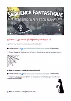Aperçu - Préparation de séance / Séance complète - Séance découvrir le fantastique - Page 1