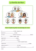 Vorschau - Arbeitsblätter - Materialpaket La famille - Seite 1