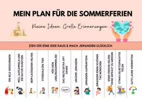 Vorschau - Interaktives Material - Sommerferien-Abreißzettel – kleine Ideen für gute Taten & schöne Ferienmomente - Seite 2
