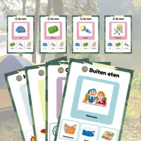 Voorbeeld - Kwartet - Thema: Kamperen (groep 1 - 5) - Voorblad