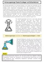 Vorschau - Arbeitsblätter - Aktivierungsenergie Chemieunterricht Unterrichtsmaterial PDF - Seite 1