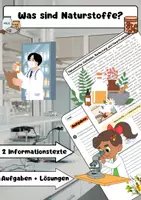 Vorschau - Arbeitsblätter - Was sind Naturstoffe? Biologie & Chemie - Deckblatt